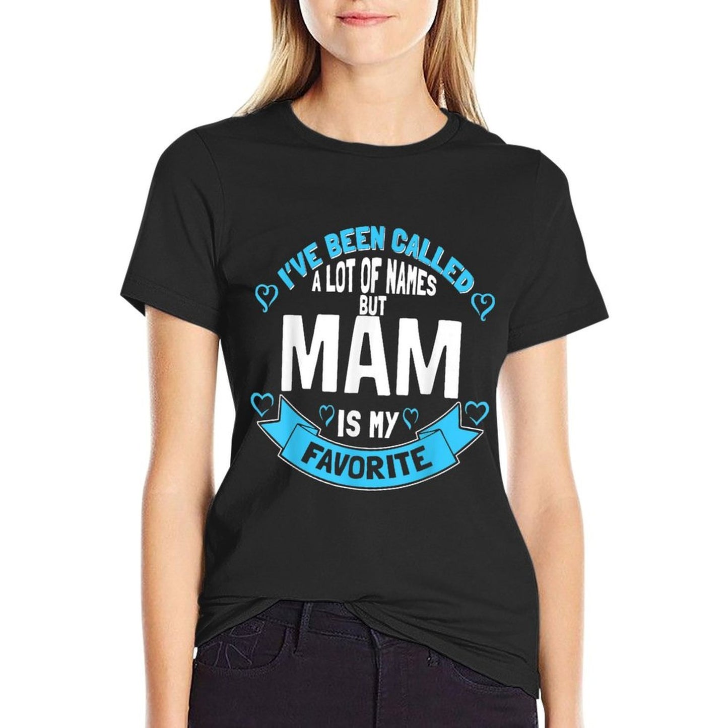 Cute Mam for Grandmother - Gift for Mam!  Stretchy T-Shirt