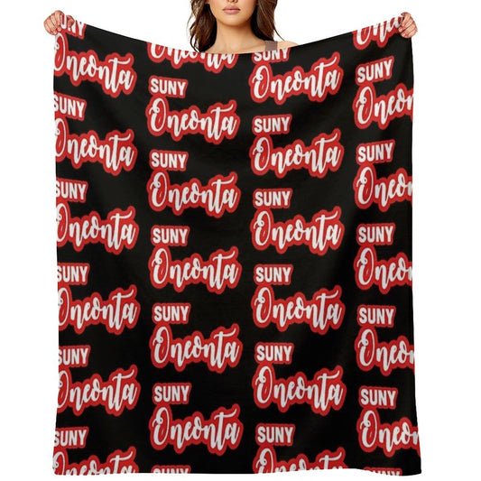 SUNY Oneonta Versatility Throw Blanket