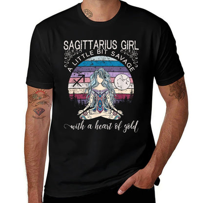 Sagittarius Girl Birthday for Women December Gift  Fade-proof Color T-Shirt