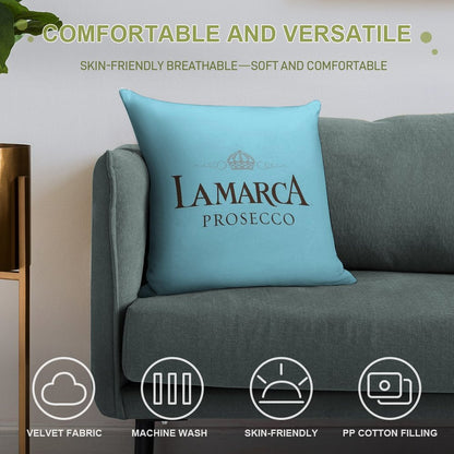 La Marca Prosecco Soft Warmth Comfort Throw Pillow