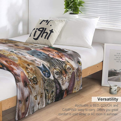 Cat Collage Comfort Throw Blanket
