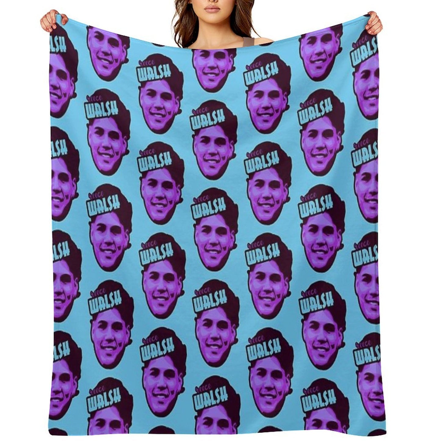 Reece Walsh NRL Rugby League Comfort Throw Blanket