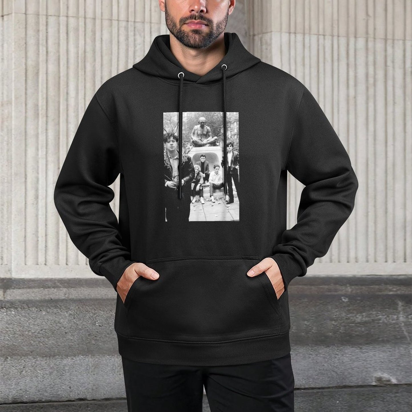 Simple Minds Band Shot By Virginia Turbett Medium-Weight Fabric Hoodie