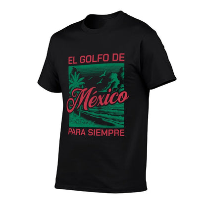 El Golfo De México Para Siempre, Gulf Of Mexico Est 1550  Trendy Pattern T-Shirt