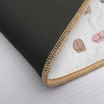 Funny Butts - Quirky Art - Booty - Bums - Shapes And Sizes  Slip-Resistant Bath Mat