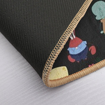 Spongebob Characters  High-Traffic Bath Mat