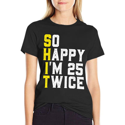 Funny 50 Year Old Joke Humor 50th Birthday Gift  Affordable Price T-Shirt
