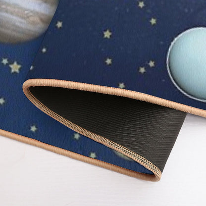 Cosmos with Planets And Stars Durable Bath Mat