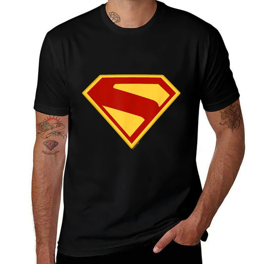 SUPERMAN (2025 Movie) S-Shield  Tagless Design T-Shirt