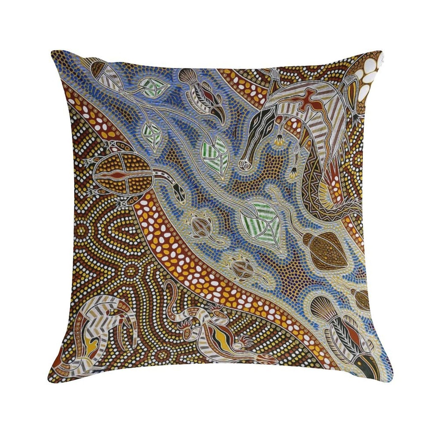 Aboriginal Art Soft Skin-Friendly Throw Pillow