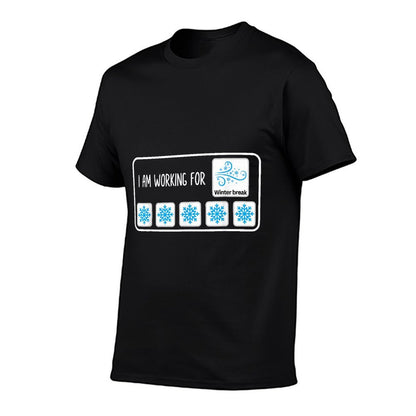 I Am Working for Winter Break Christmas SPED Teacher Xmas  Vintage-inspired T-Shirt