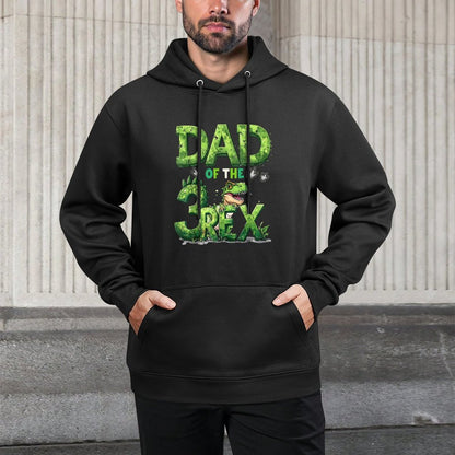 Dad of The Three Rex Birthday Boy Dinosaur Family Matching Unisex Design Hoodie