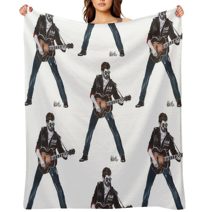 George  Michael Sustainable Throw Blanket