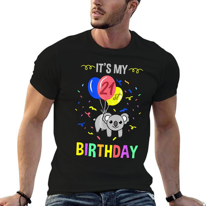 Its My 21st Birthday Koala  Stretchy T-Shirt