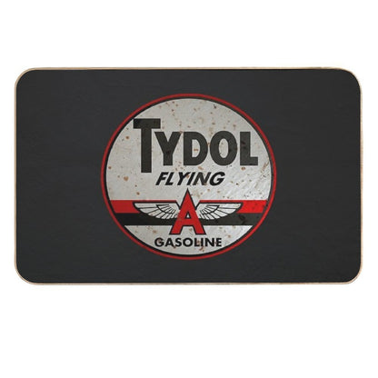 Tydol Flying Gasoline Vintage Sign Rusted  Eco-Friendly Bath Mat