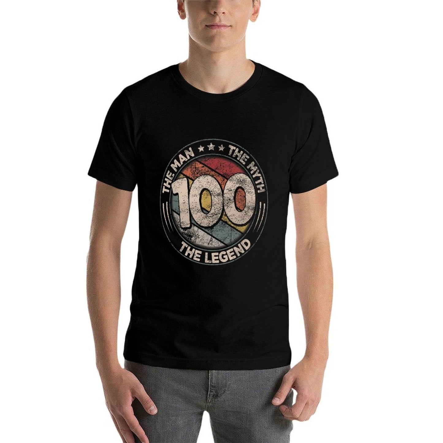 100th Birthday The Legend Retro 100 Years 100th Birthday  Lightweight T-Shirt