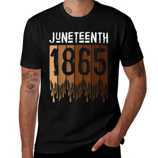 Juneteenth June 19th 1865 Freedom Day Melanin  Breathable T-Shirt