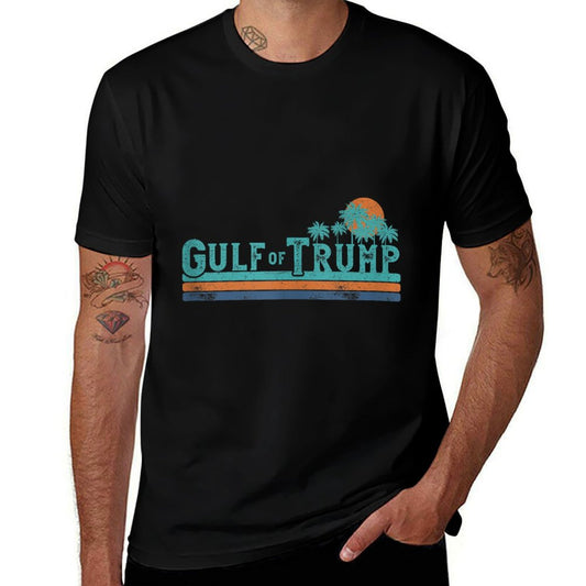 Trump America&#39;s Gulf of Trump President Trump Gulf of USA Tagless Design T-Shirt