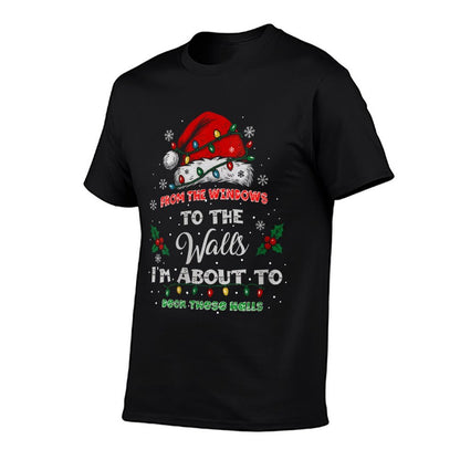 Womens from The Windows to The Walls Deck These Halls Lights Xmas  Vintage-inspired T-Shirt