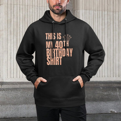 40th Birthday Gifts for Women Funny 40 Birthday Machine Washable Hoodie