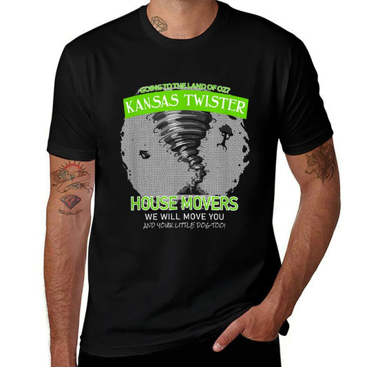 Funny Wizard of Oz Kansas Twister House Movers Comfortable T-Shirt
