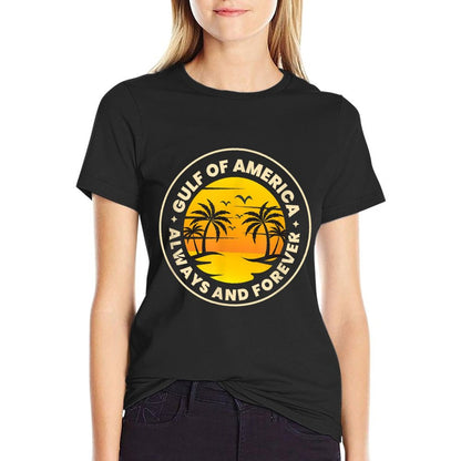 Gulf of USA America Retro Throwback Design Tagless Design T-Shirt
