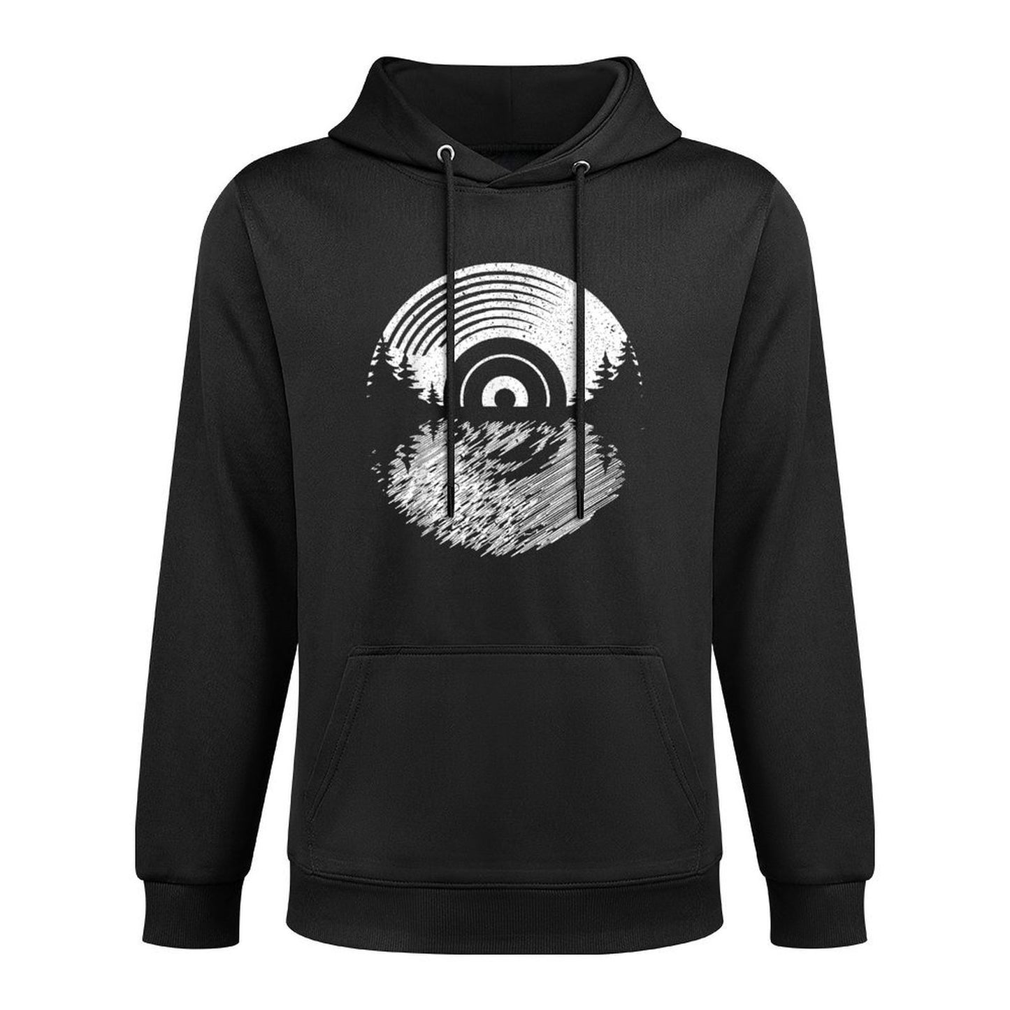 Vinyl Record Album Classic Music Player Lover Audiophile Kangaroo Pocket Hoodie