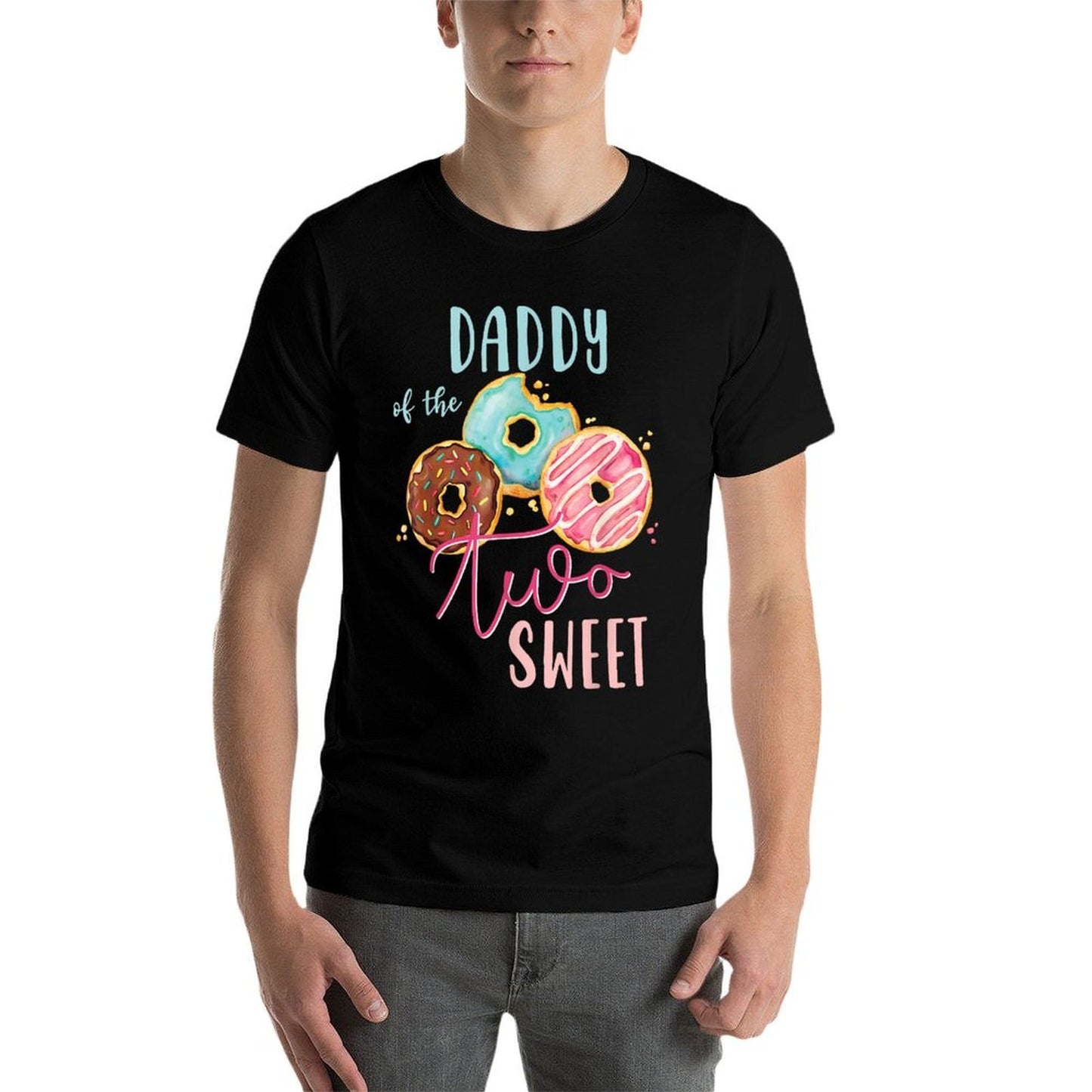 Daddy Sweet Two Donut Birthday Party Theme Girl  Vintage-inspired T-Shirt