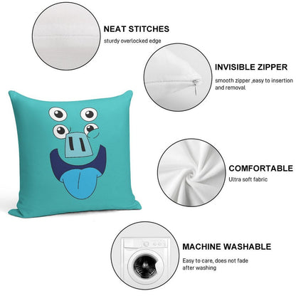 Kipo - Pig Face Soft Easy Maintenance Throw Pillow