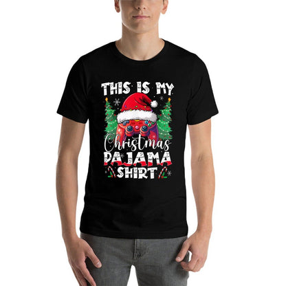 This Is My Christmas Pajama Video Game Gamer Boysns  High-quality Stitching T-Shirt