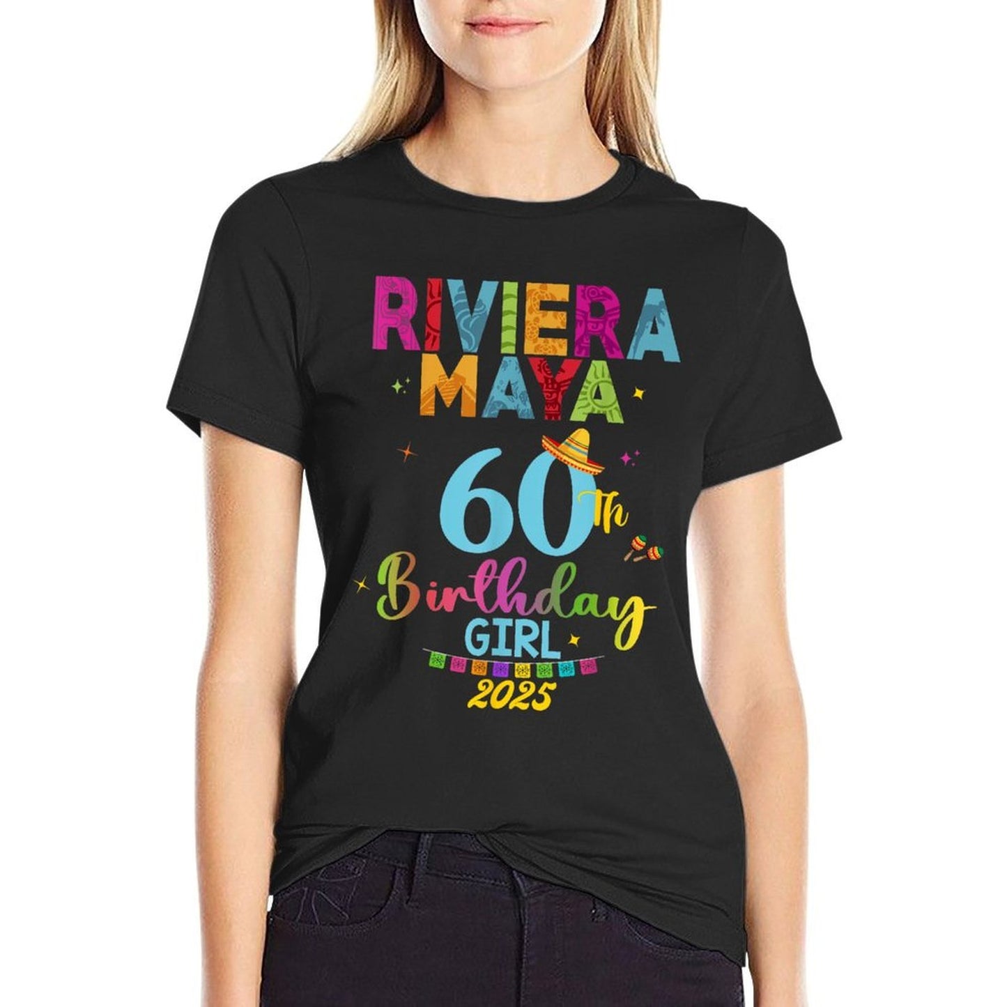 Riviera Maya 50th Birthday Trip Cancun Vacay Mexico Group  Relaxed-fit T-Shirt