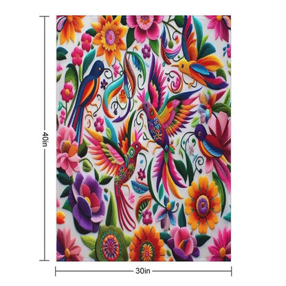 Mexico Art Easy Care Throw Blanket