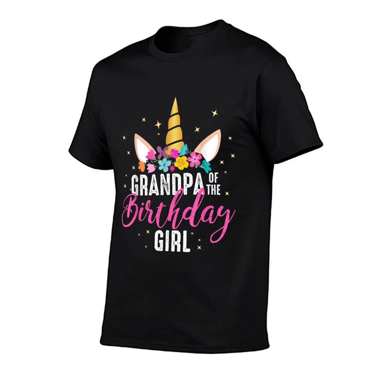 Grandpa Of The Birthday Girl Grandpa Gift Unicorn Birthday  Quick-drying T-Shirt