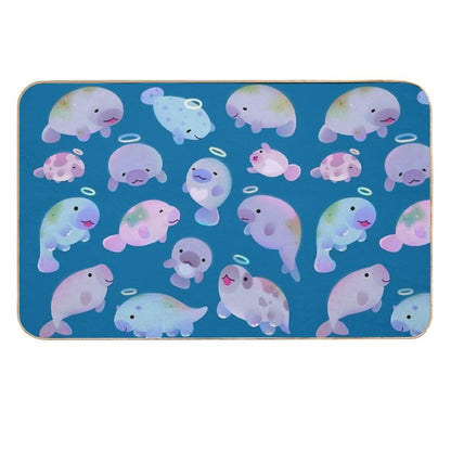Sea Cow (Sirenians)  Easy Maintenance Bath Mat