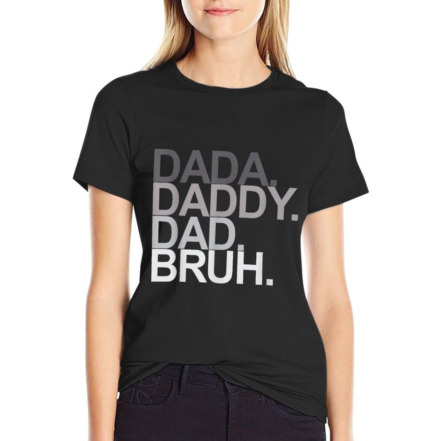 Dada Daddy Dad Bruh Funny Husband Dad Father&#39;s Day Mens  Graphic-printed T-Shirt