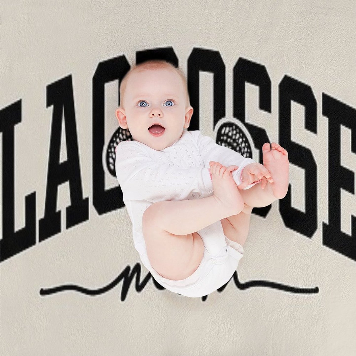 Lacrosse Mom  Sports Mom Durable Throw Blanket