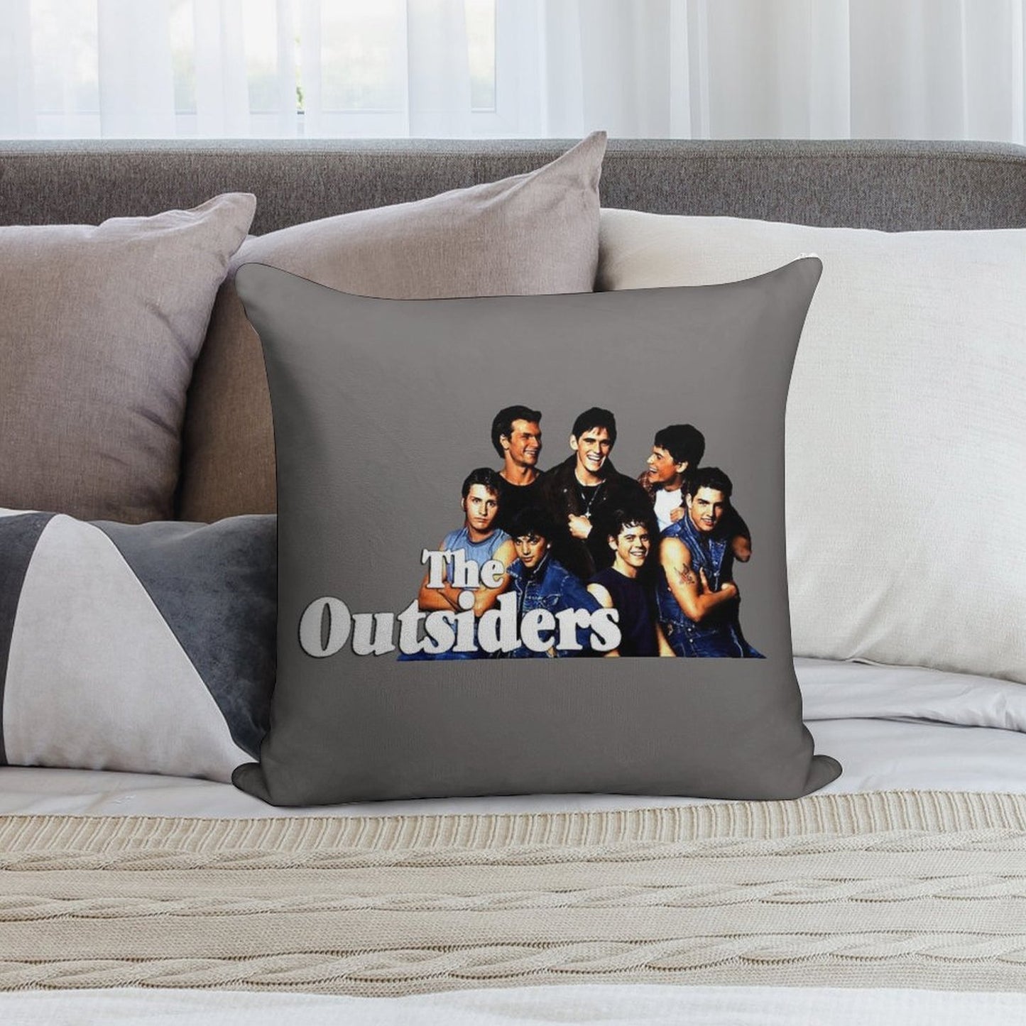 The Outsiders Soft High-Density Material Throw Pillow