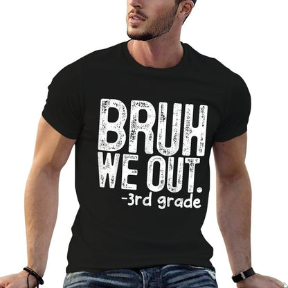 Bruh We Out 3rd Grade Last Day Of School Teachers Boys Kids  Lightweight T-Shirt