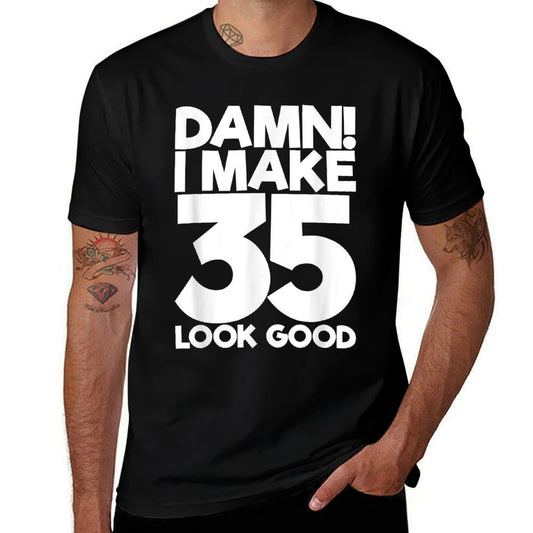 35 Years Old B-Day Funny 35th Birthday  Relaxed-fit T-Shirt