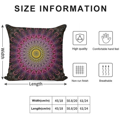 Mandala 15 Soft Decorative Cover Throw Pillow