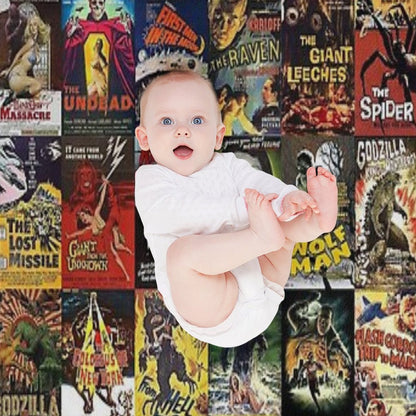 Monster Movie Posters Comfort Throw Blanket
