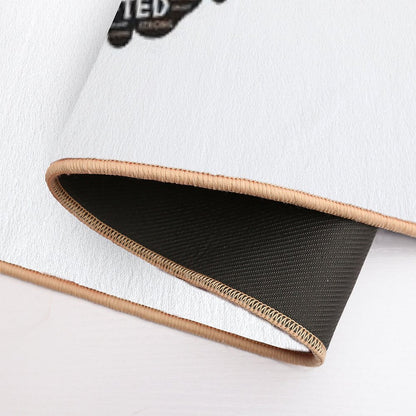 Black Girl  Woman Words in Afro Art  Eco-Friendly Bath Mat