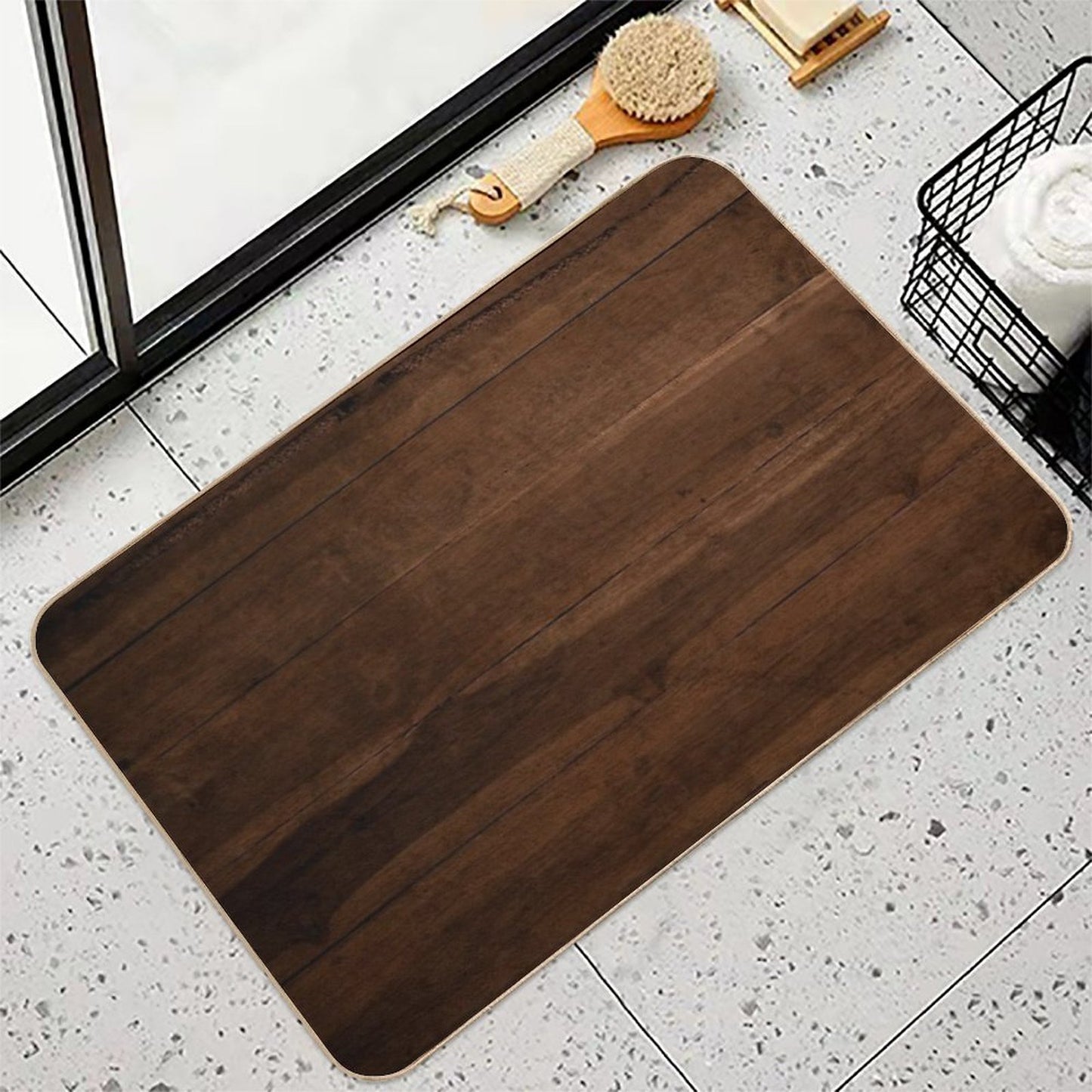 Wood  Rapid-Drying Bath Mat