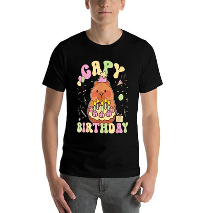 Capy Birthday Funny Capybara Animals Boys Girls Birthday  Lightweight T-Shirt