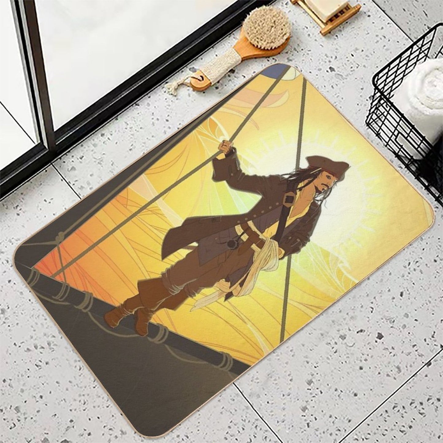 The Best Pirate You've Ever Seen  Fade-Resistant Bath Mat