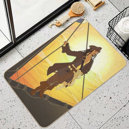 The Best Pirate You've Ever Seen  Fade-Resistant Bath Mat