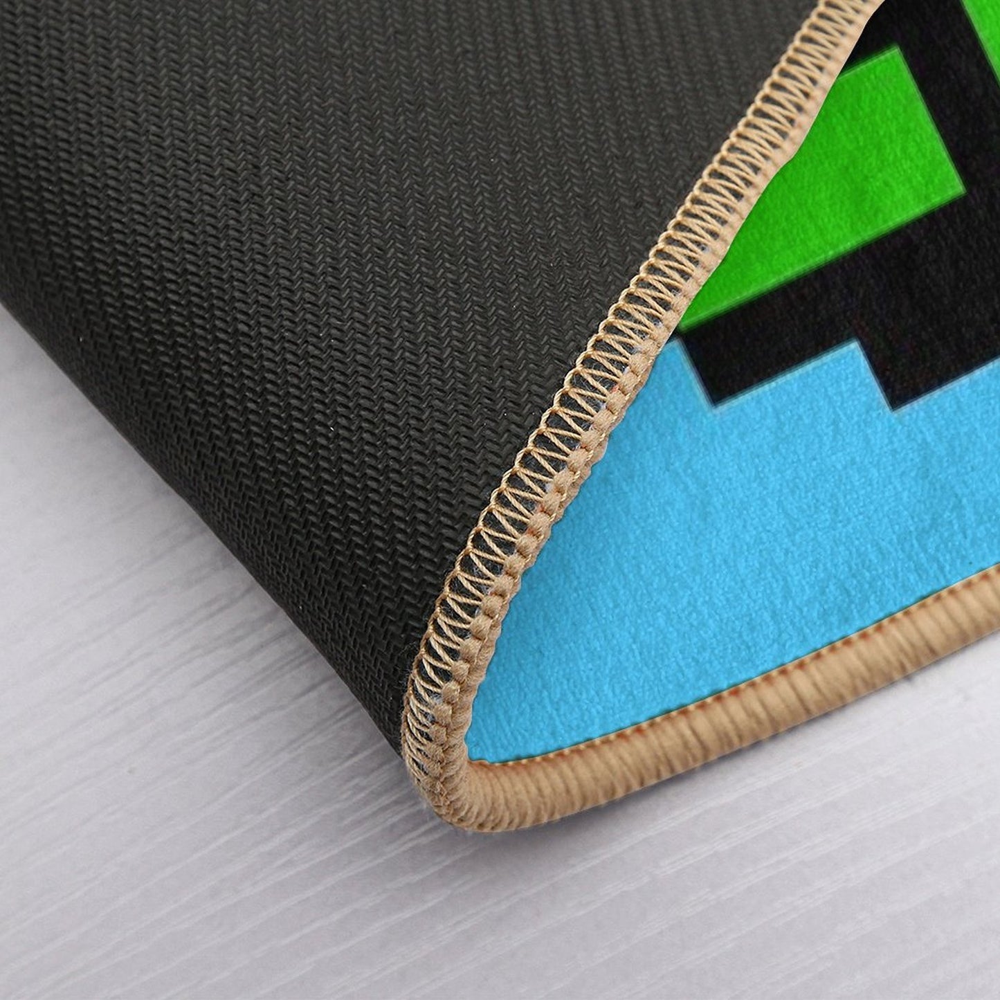 Fire Flower  Repositionable Bath Mat