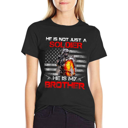 My Brother Is A Soldier Proud Army Sister Tshirt  Moisture-wicking T-Shirt