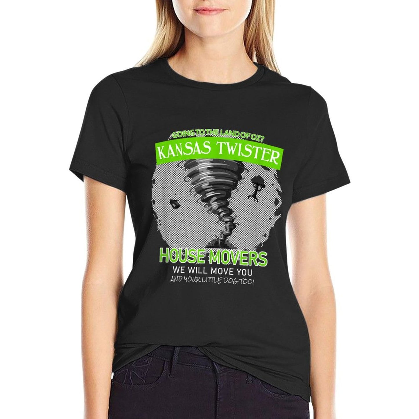 Funny Wizard of Oz Kansas Twister House Movers Comfortable T-Shirt