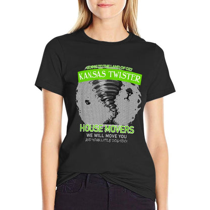Funny Wizard of Oz Kansas Twister House Movers Comfortable T-Shirt